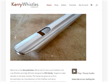 Tablet Screenshot of kerrywhistles.com